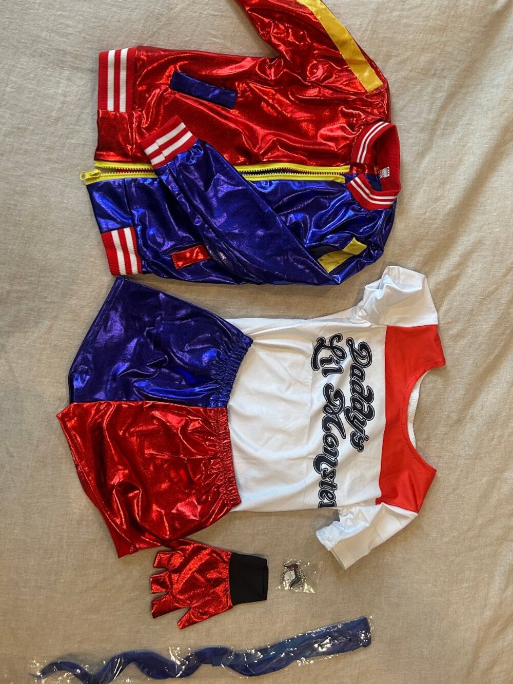 Harley Quinn Toddler 7 Piece Costume